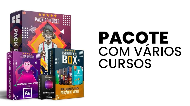 KIT COMPLETO COM VÁRIOS CURSOS GRAVADOS