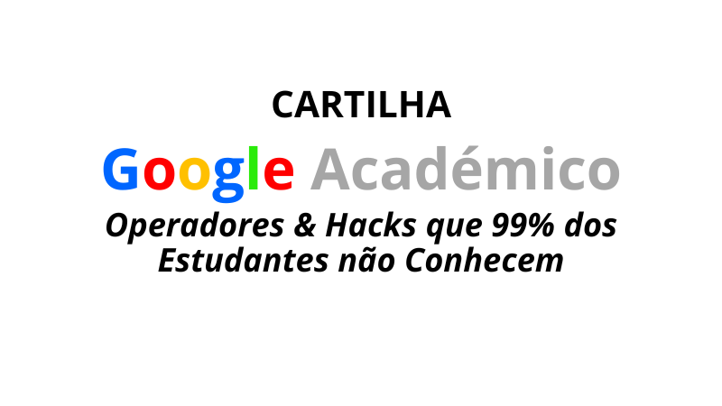 Cartilha de Google Académico