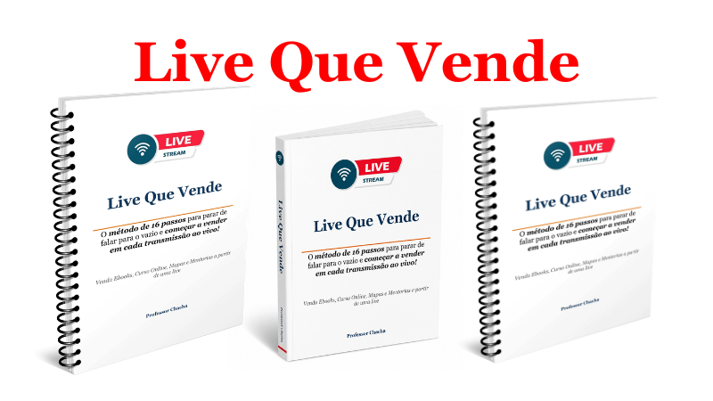 Live Que Vende - O método de 16 passos para vender na live!